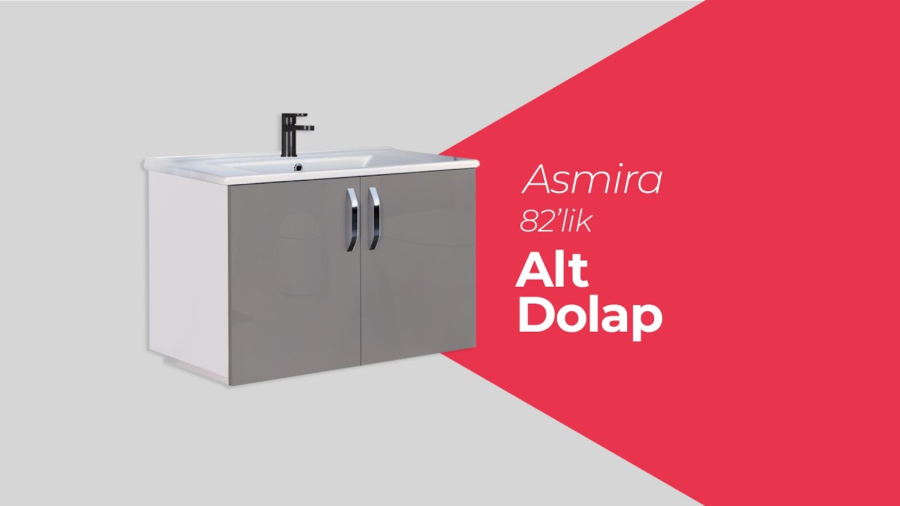 Trio Pazaryeri Asmira 82'lik Alt Banyo Dolabı Kurulum Videosu