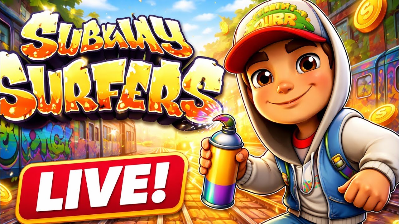 Subway Surfers Live Run 🏃‍♂️🚆🔥