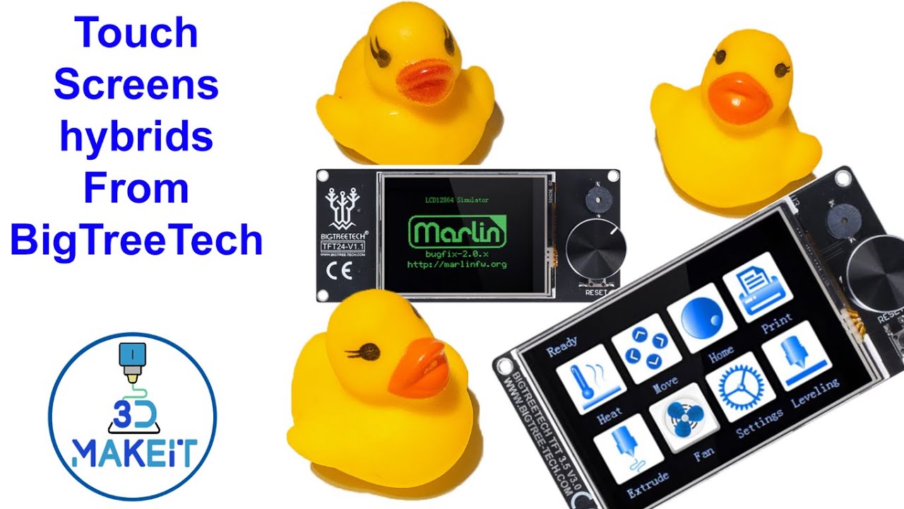 Сенсорные дисплеи BigTreeTech Screens TFT24 V1.1 и TFT35 V3.0 совместимы с 12864LCD