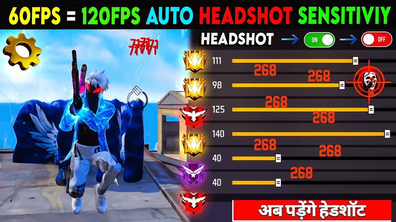 New 120FPS Auto Headshot Trick 2026 Sensitivity | 2gb, 4gb, 6gb Ram Headshot Sensitivity Setting ~