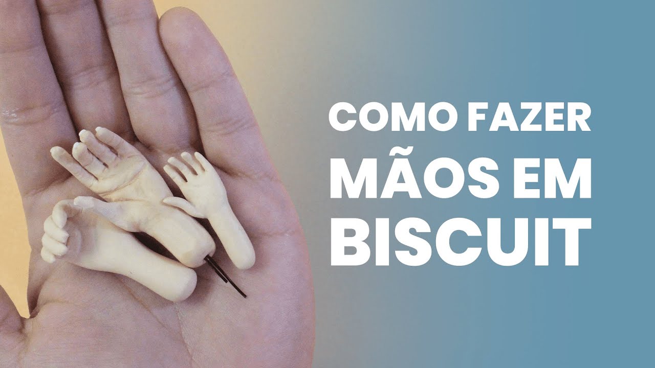 Como Fazer Mãos Em Biscuit Passo a Passo | Santa Quinta do Biscuit Ep. #056