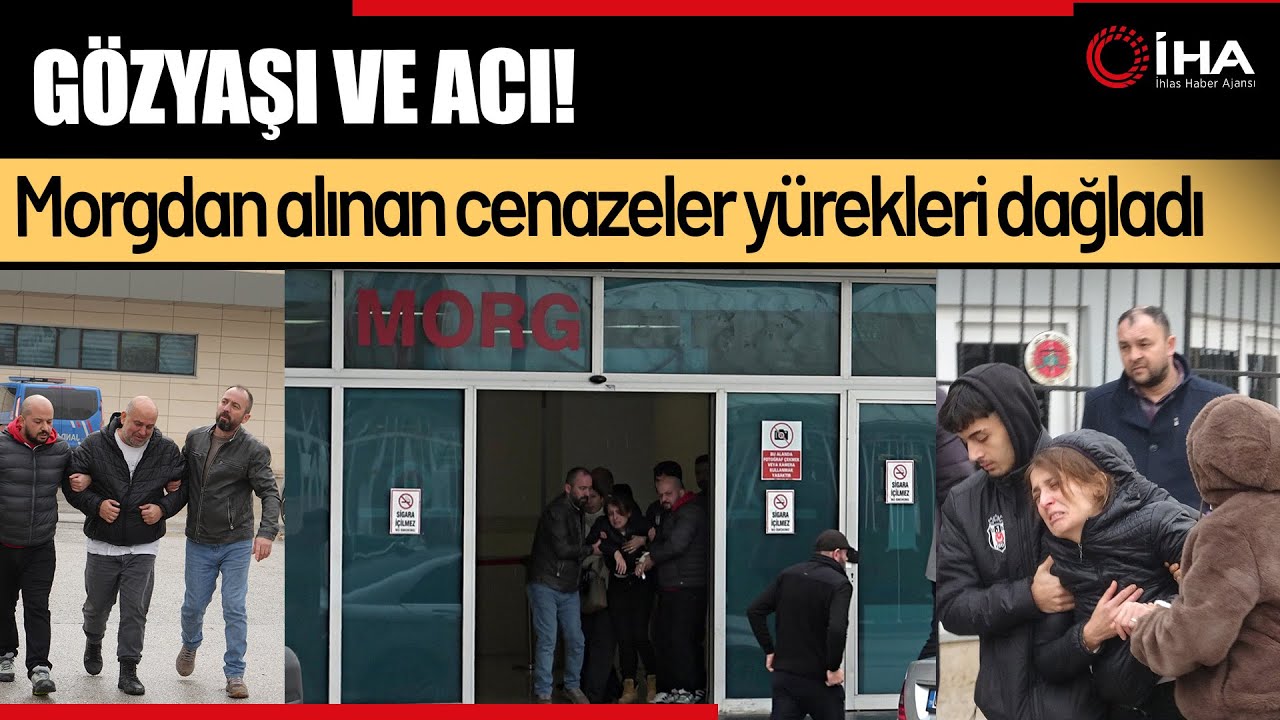 Antalya’daki Kazada Ölenlerin Cenazeleri Alınırken Aileler Ayakta Durmakta Zorlandı