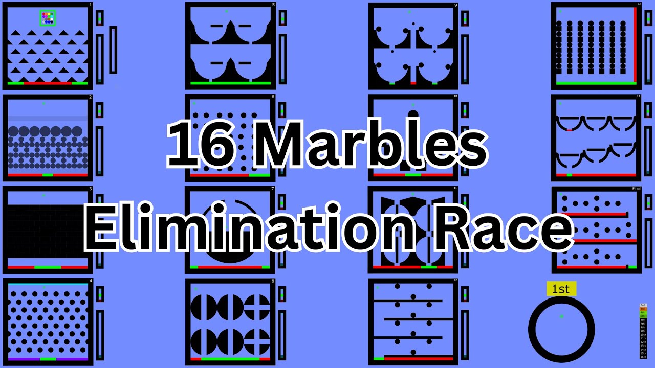 Elimination Race 4 in Algodoo