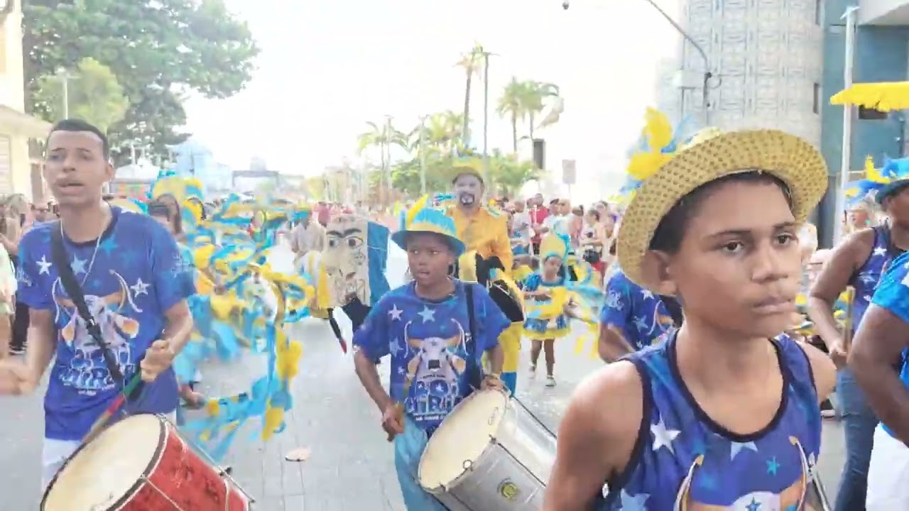 Boi Mirim de água fria no polo de leda Alves cultura popular 💙💛🤍