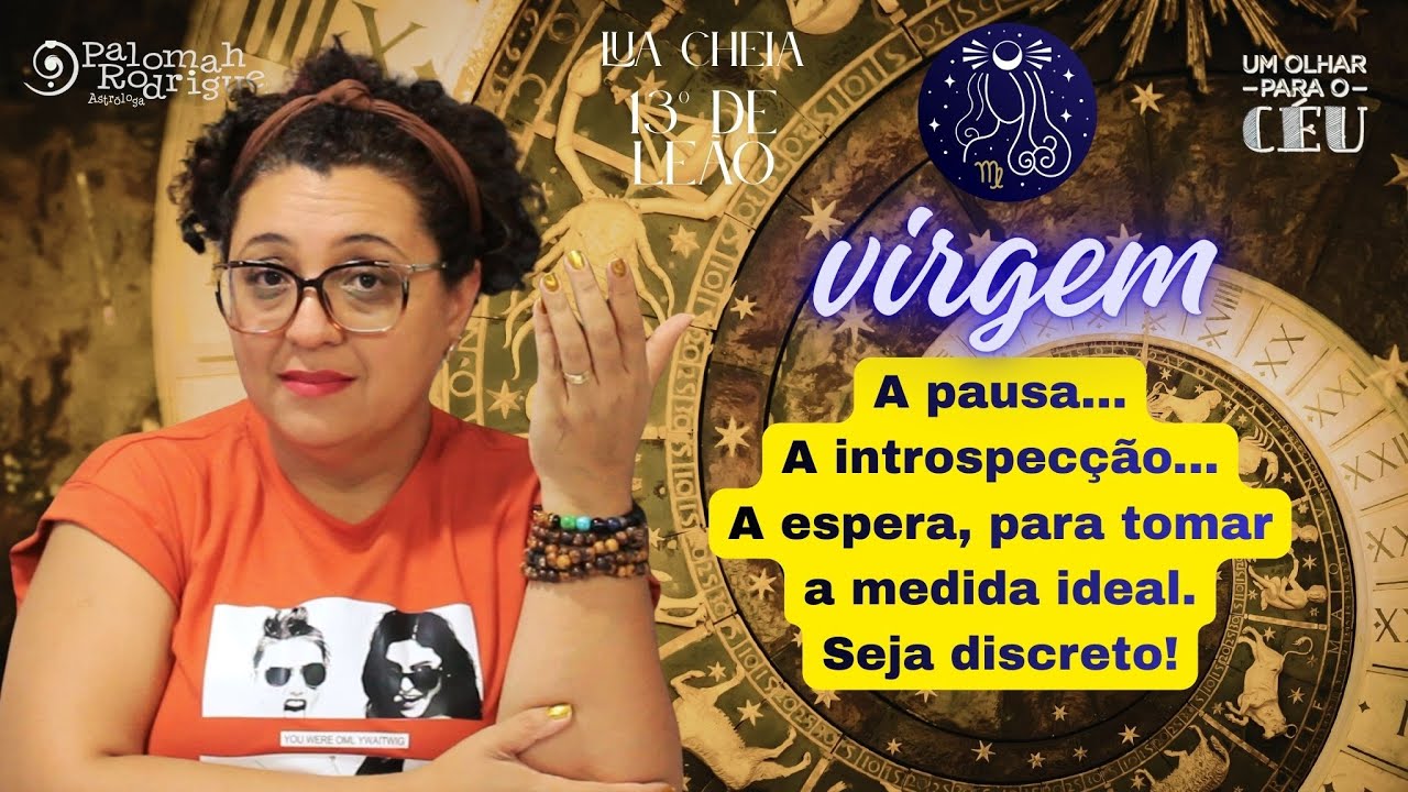 Um Olhar para o Céu - Previsão para Virgem ♍ -  Lua Cheia 🌖 de 01/02!