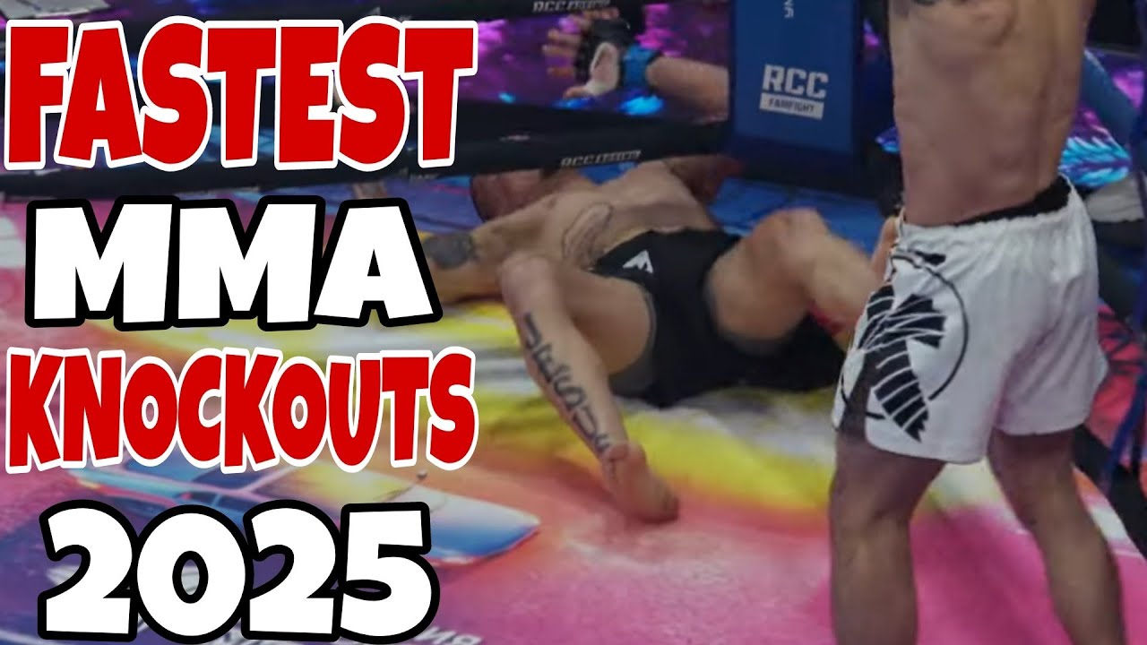 FASTEST Finishes in MMA Knockouts 2025