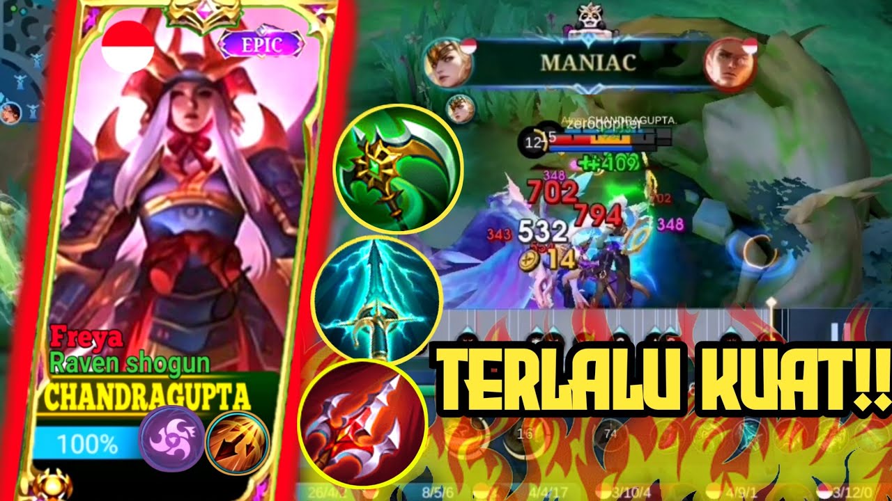 PATCH 2026 BIKIN FREYA GAK MASUK AKAL - BUILD FREYA TERSAKIT ~ MLBB #freyarevamp #mlbb