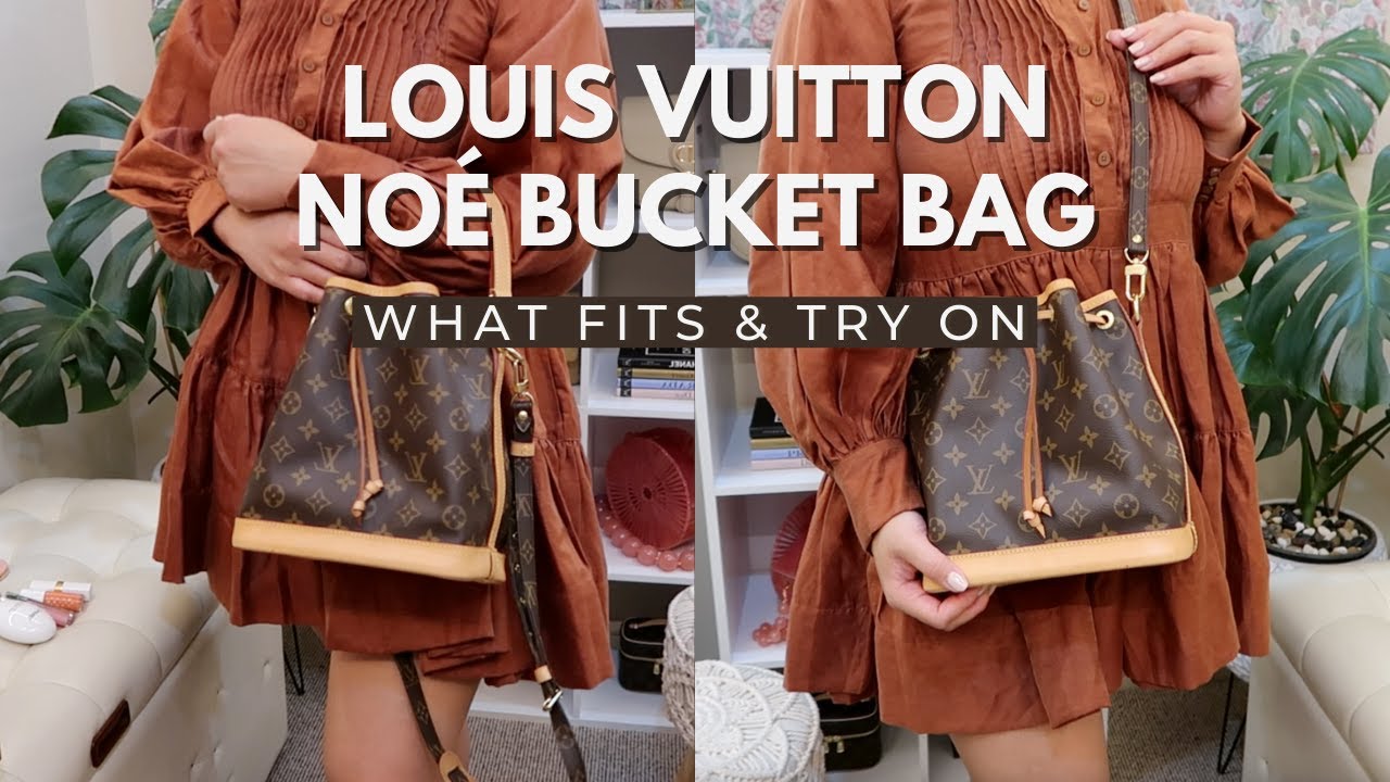 LOUIS VUITTON NO&Eacute; BB BUCKET BAG | What fits + Try On