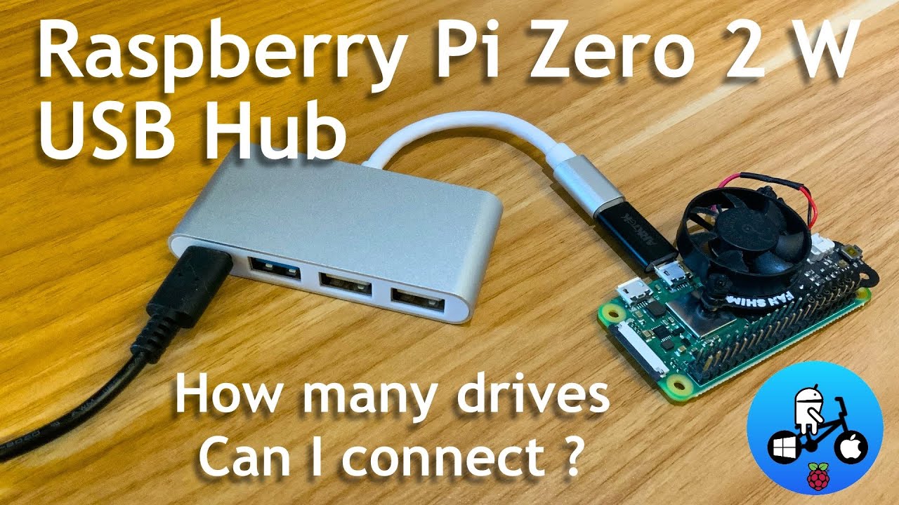 Great USB hub for Pi Zero 2 W. How many drives can I plug in.
