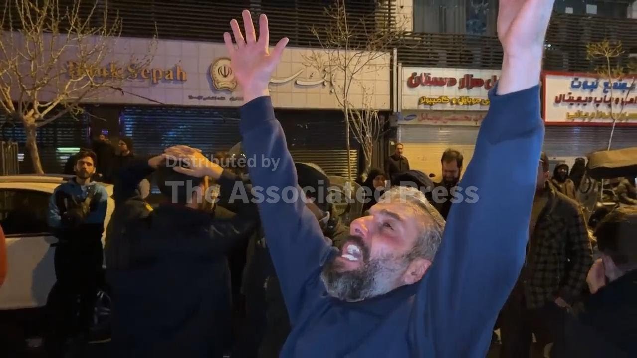 Mourners take to streets of Tehran following confirmation of Khamenei's death