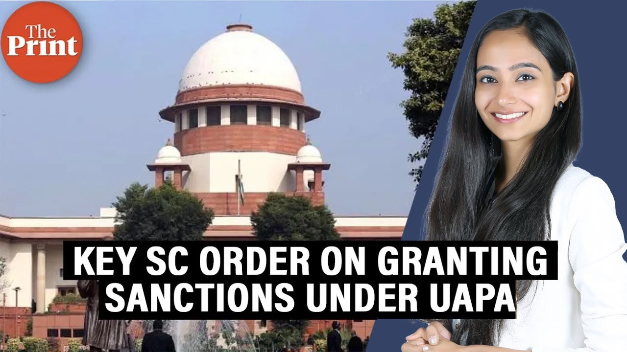 What SC said in its order about 14-day timeline for granting sanctions under UAPA