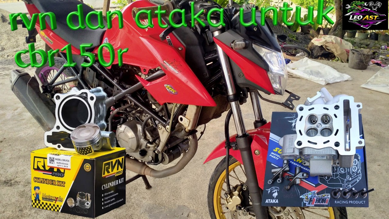 Ganti head kop cbr150r ataka racing