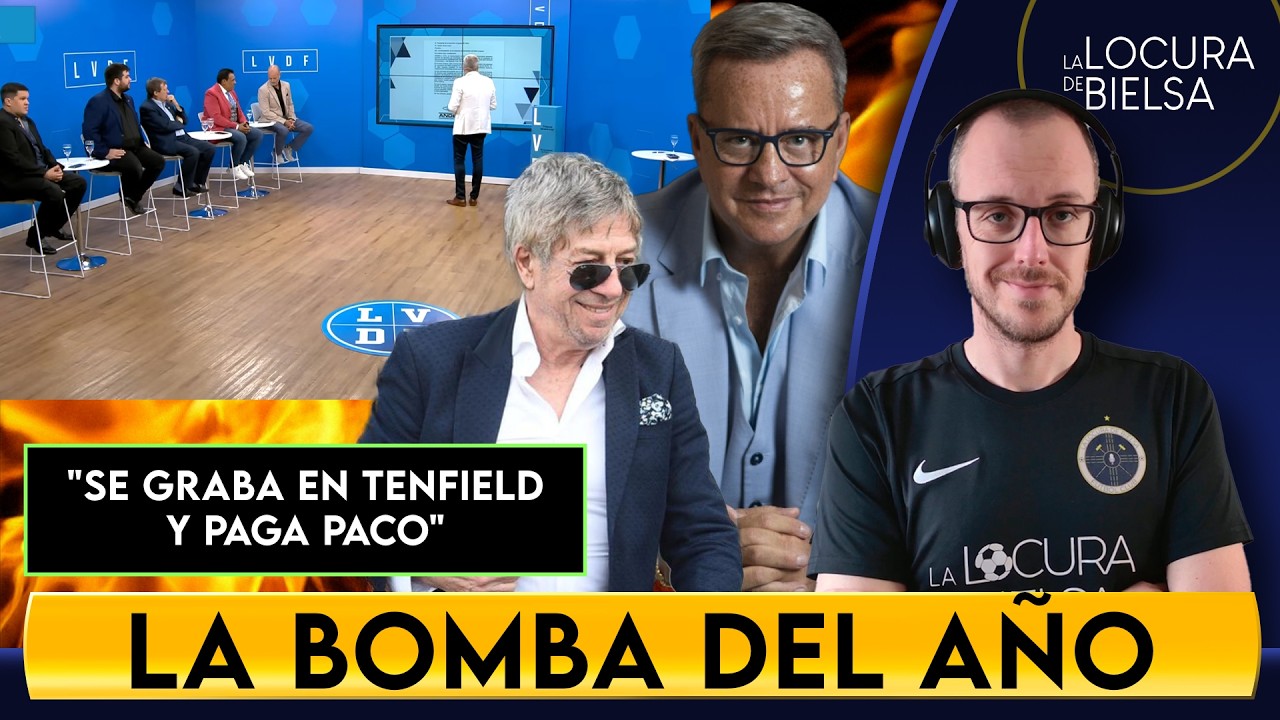 LA BOMBA: LAS VOCES DEL FÚTBOL SE GRABA EN VTV Y PACO PAGA TODO