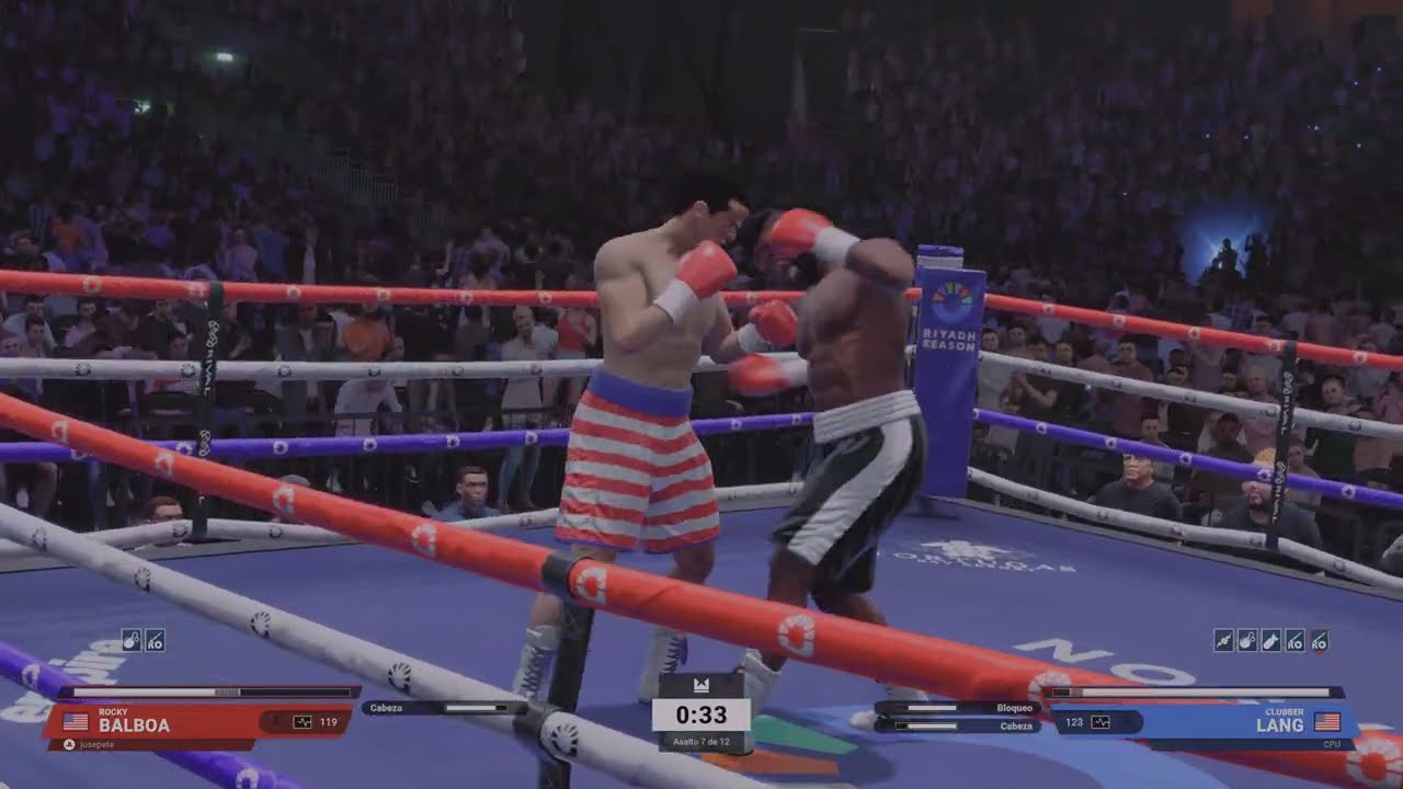 Revancha por el título Undisputed Rocky balboa modo carrera vs Clubber Lang parte 2 PS5