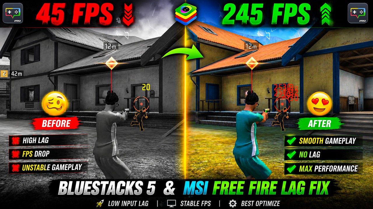 Bluestacks 5 Lag Fix 2026 |🔥 Best Settings For High & Low End PC Free Fire | Pc Full Optimization PK