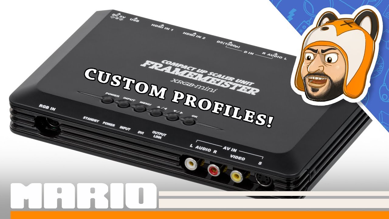 How to Load Custom Profiles on the XRGB-mini Framemeister!