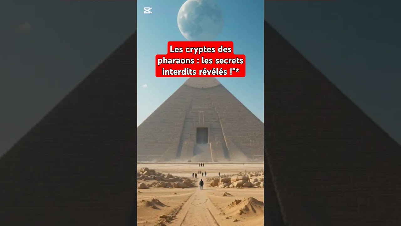 Les cryptes des pharaons : les secrets interdits r&eacute;v&eacute;l&eacute;s !