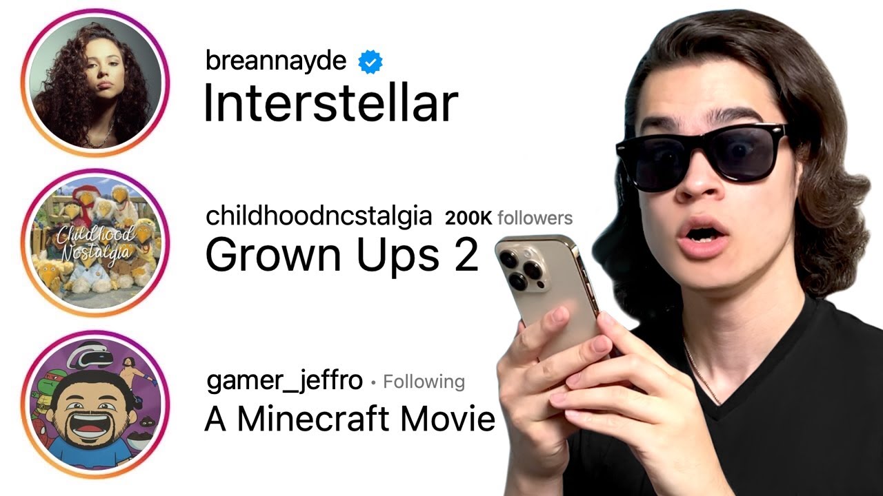 I DM'D 100 Celebrities To Find Out Their Favorite Movie