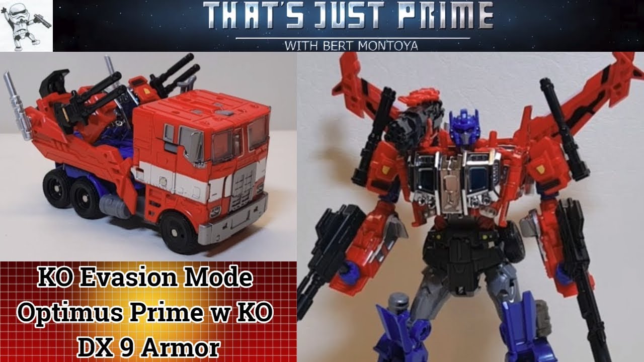 KO Evasion Mode Optimus Prime w KO DX 9 Armor Review! That's Just Prime! Ep 102