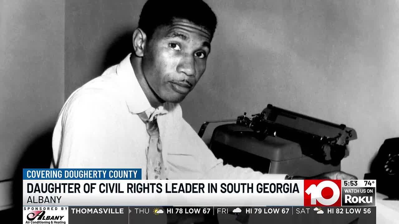 Daughter of slain civil rights leader visits south Georgia