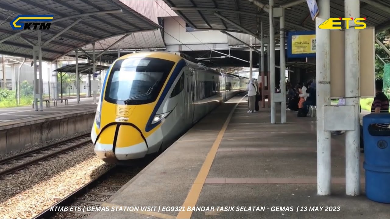 KTM ETS | EG9321 Bandar Tasik Selatan - Gemas train ride | Gemas Station Visit