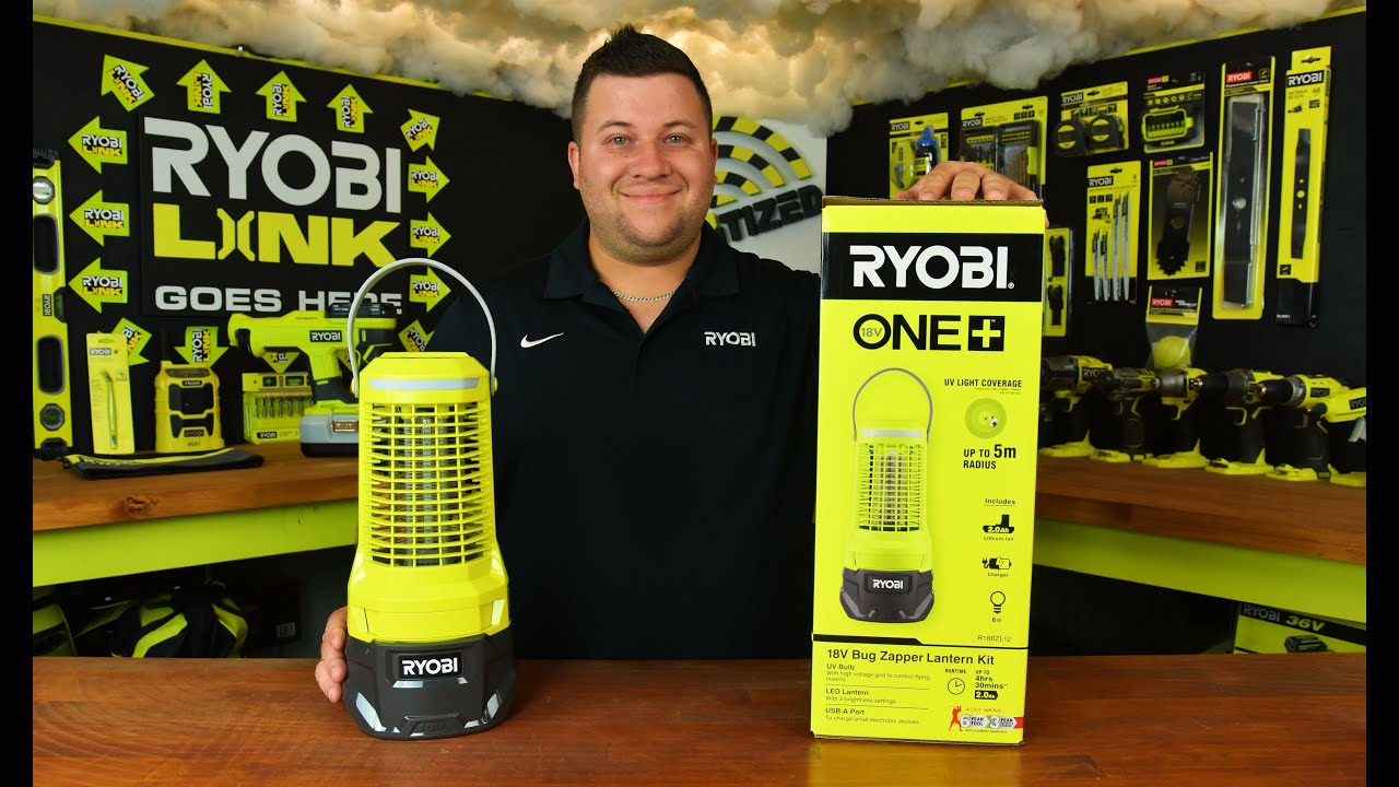Электроловушка для насекомых Ryobi 18V (австралийская версия). Есть несколько отличий...
