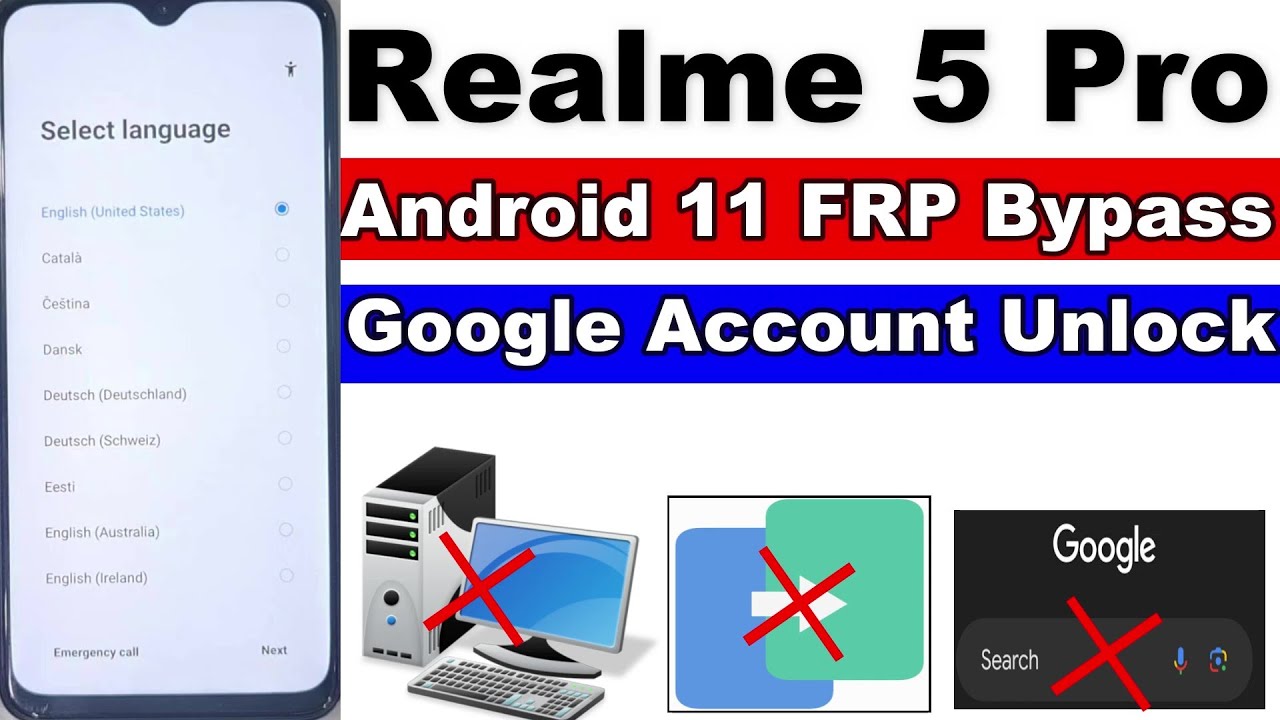 Realme 5 Pro FRP Bypass Android 11 Without Pc | Realme FRP/Google Account Bypass 2023