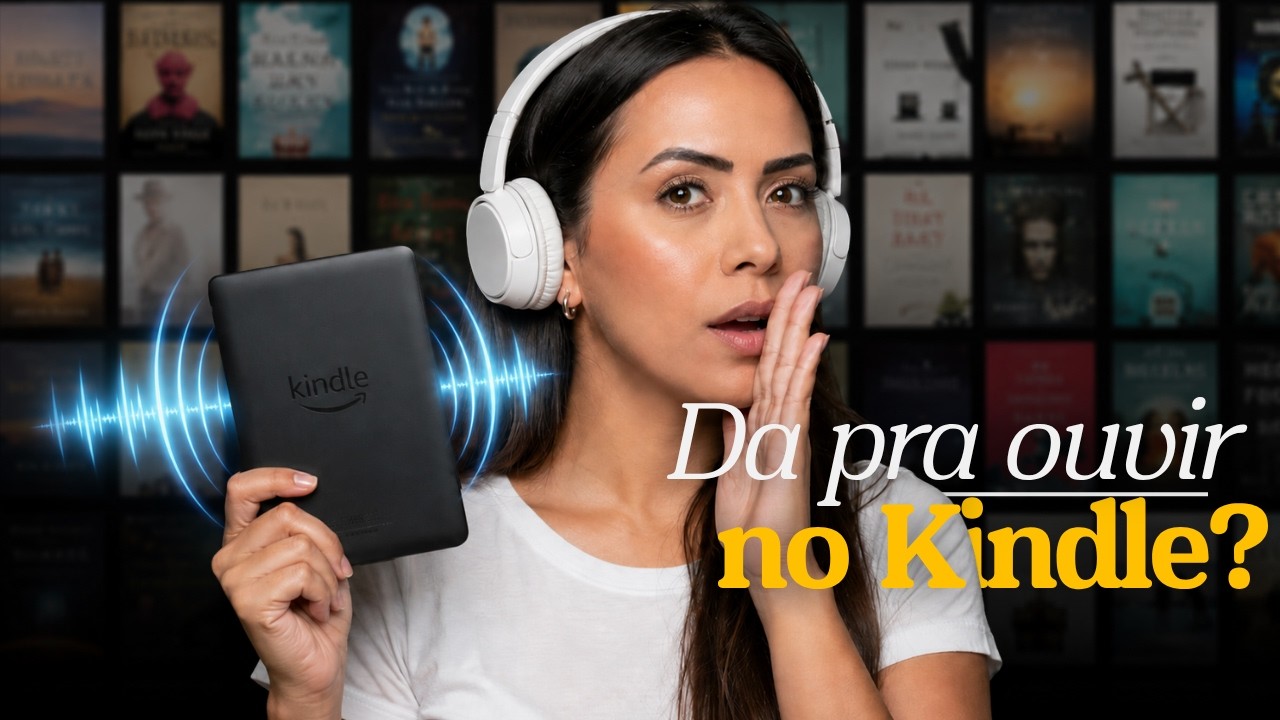 Da para ouvir livros no kindle?
