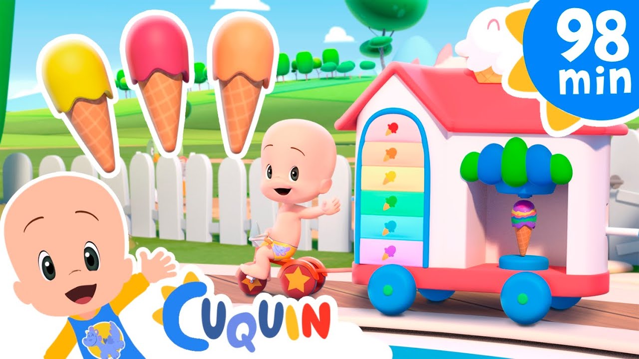 Cleo and Cuquin Indonesia 🍦 Tuan Es Krim 🍨  Lagu anak-anak | Video pendidikan