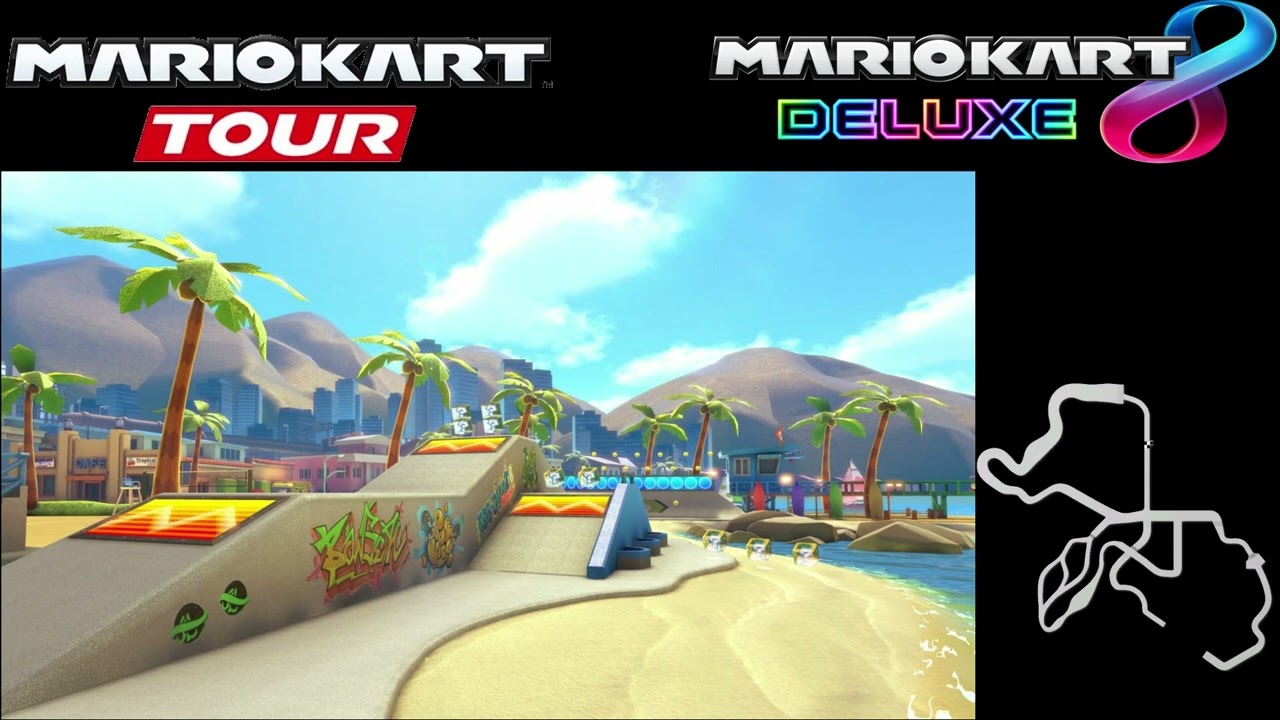 Tour Los Angeles Laps Mashup EXTENDED Mario Kart 8 Deluxe