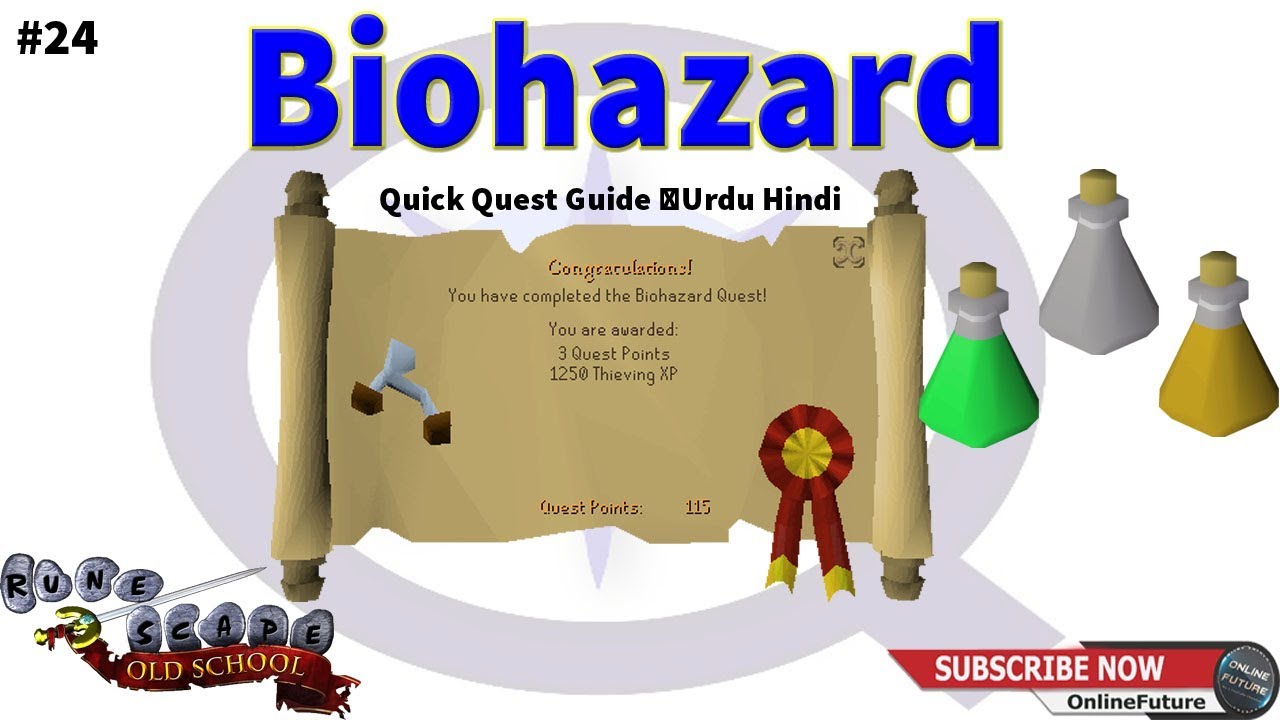OSRS│How To Complete Biohazard Quest 2020 │Quick Quest Guide │Urdu Hindi