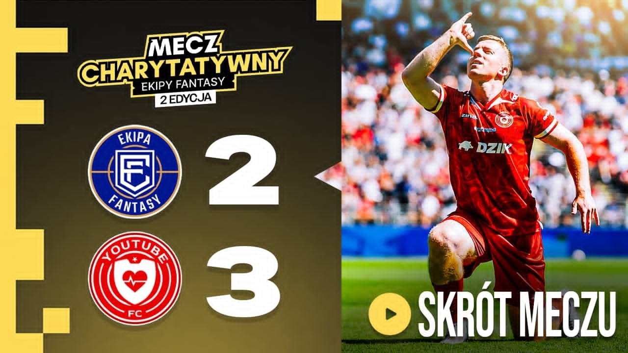 SKR&Oacute;T MECZU CHARYTATYWNEGO EKIPY FANTASY VS YOUTUBE FC! | 2 EDYCJA