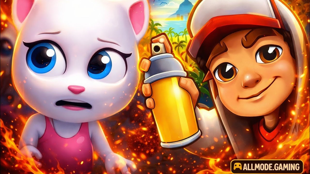 Subway Surfers vs Talking Tom Gold Run | Best Endless Runner Battle#subwaysufers #talkingtom #games 