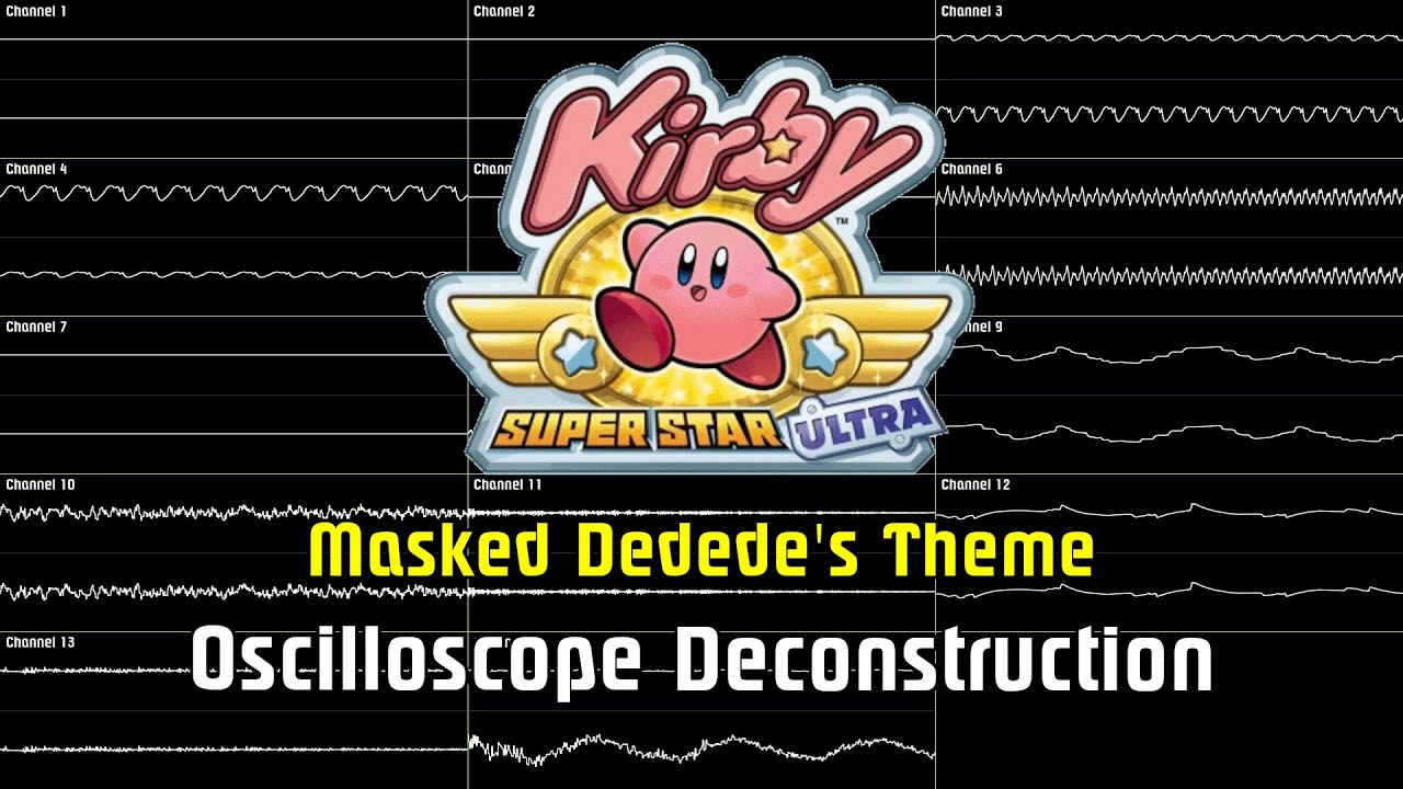 Kirby Super Star Ultra - Masked Dedede's Theme [Oscilloscope Deconstruction]