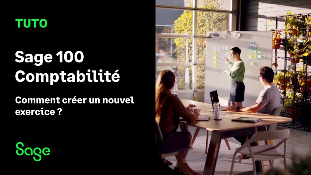 Sage 100 Comptabilité : Créer un nouvel exercice