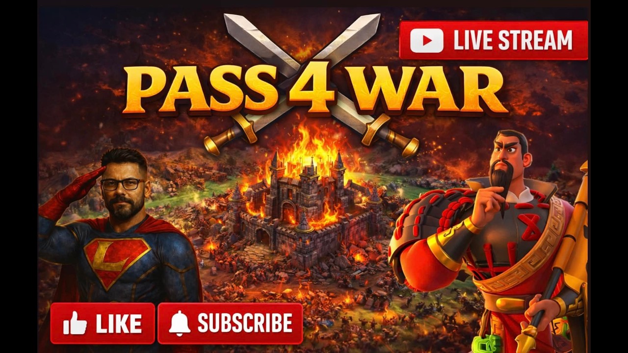 PASS 4 MASSIVE CLASH | No Commentary | Rise of Kingdom