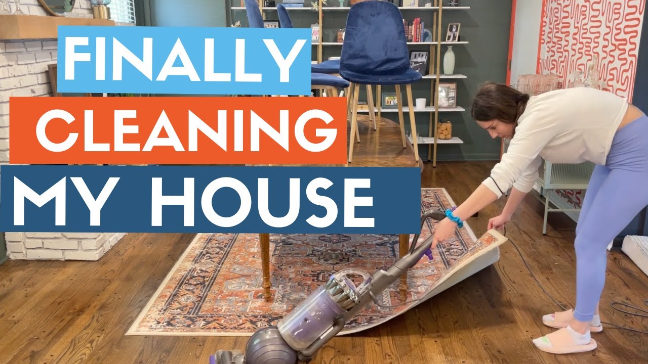 FINALLY DEEP CLEANING MY HOUSE!!!! | Vacuuming & Mopping Floors |