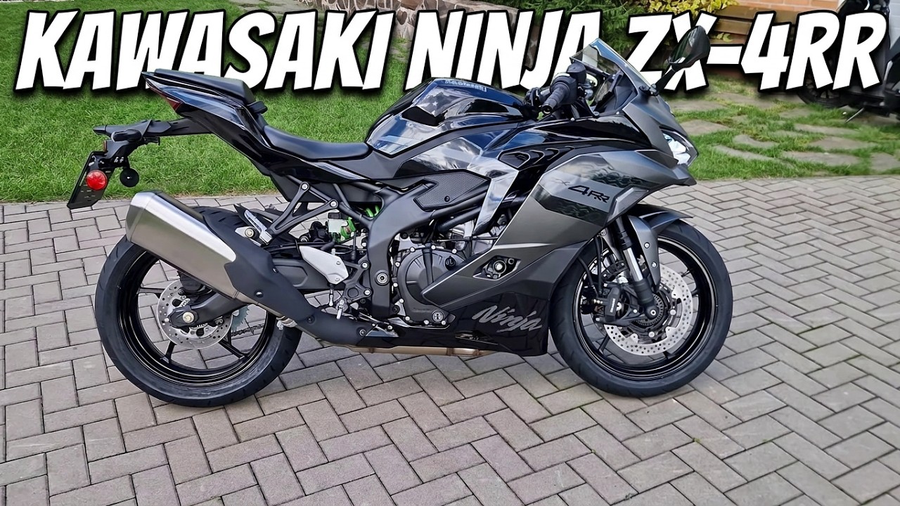 Kawasaki Ninja ZX-4RR Metallic Matte Graphenesteel Gray 2026 4K