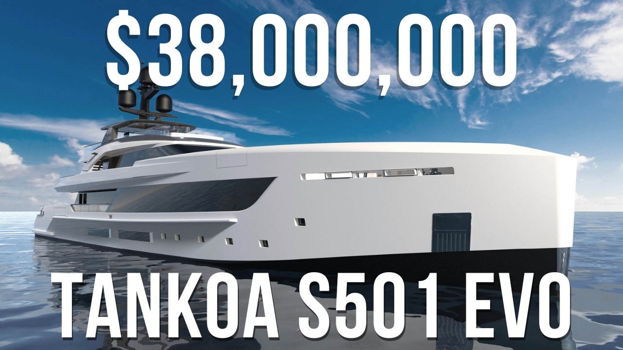 Гибридная моторная яхта Tankoa S501 Evolution стоимостью 38 миллионов долларов | Итальянская диза...
