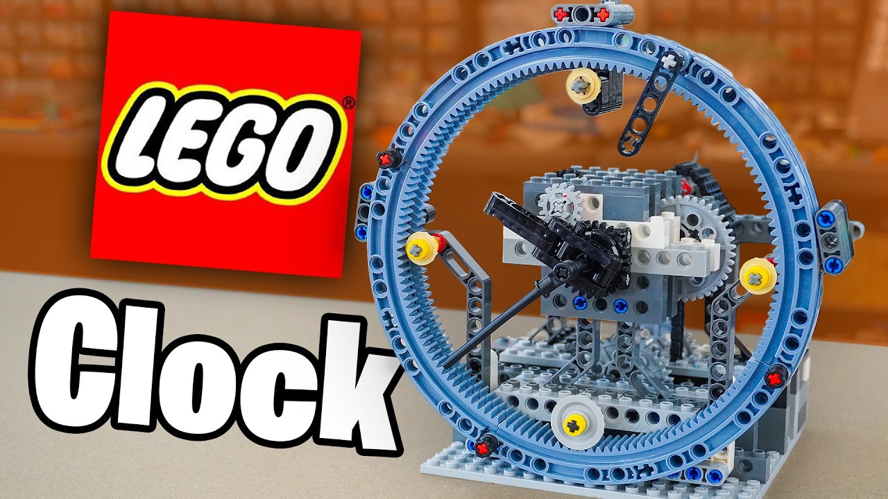 I Built a Working Lego Clock