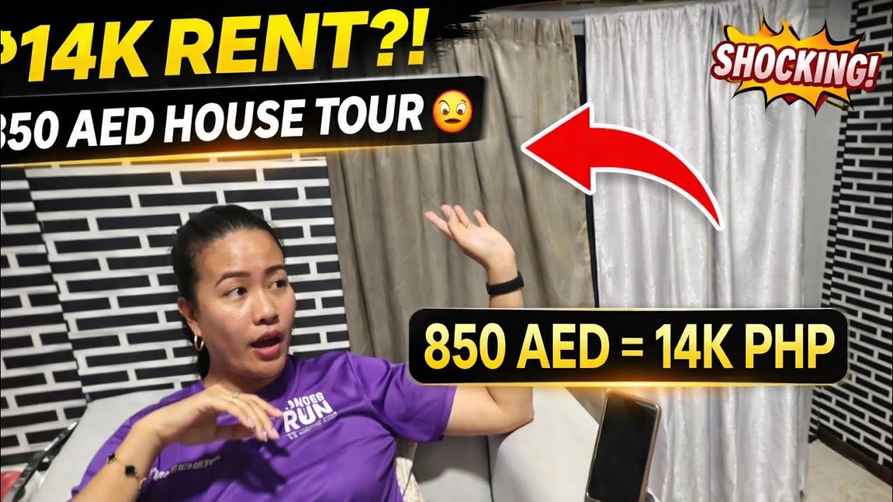 Dubai Room Tour for 850 AED 😱 | OFW Life in Dubai 🇦🇪 | ₱14K Room Tour (Worth It?!) | Tin Amor