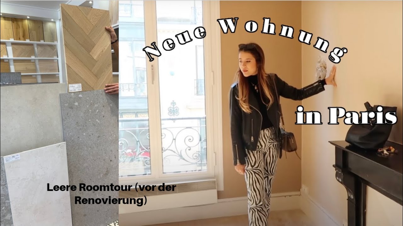 NEW CHAPTER : NEUE WOHNUNG in Paris, leere Roomtour, Renovierungen, VLOG ... // Niia