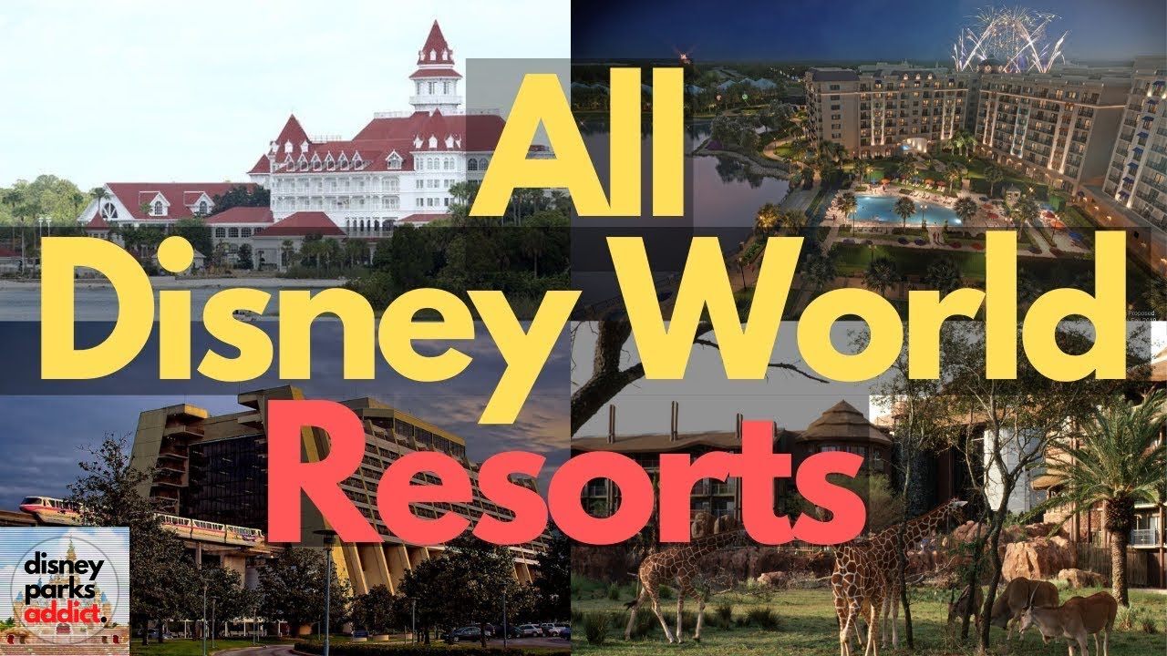 Обзор курортов Walt Disney World — ВСЕ ОТЕЛИ ДИСНЕЙ — Орландо, Флорида