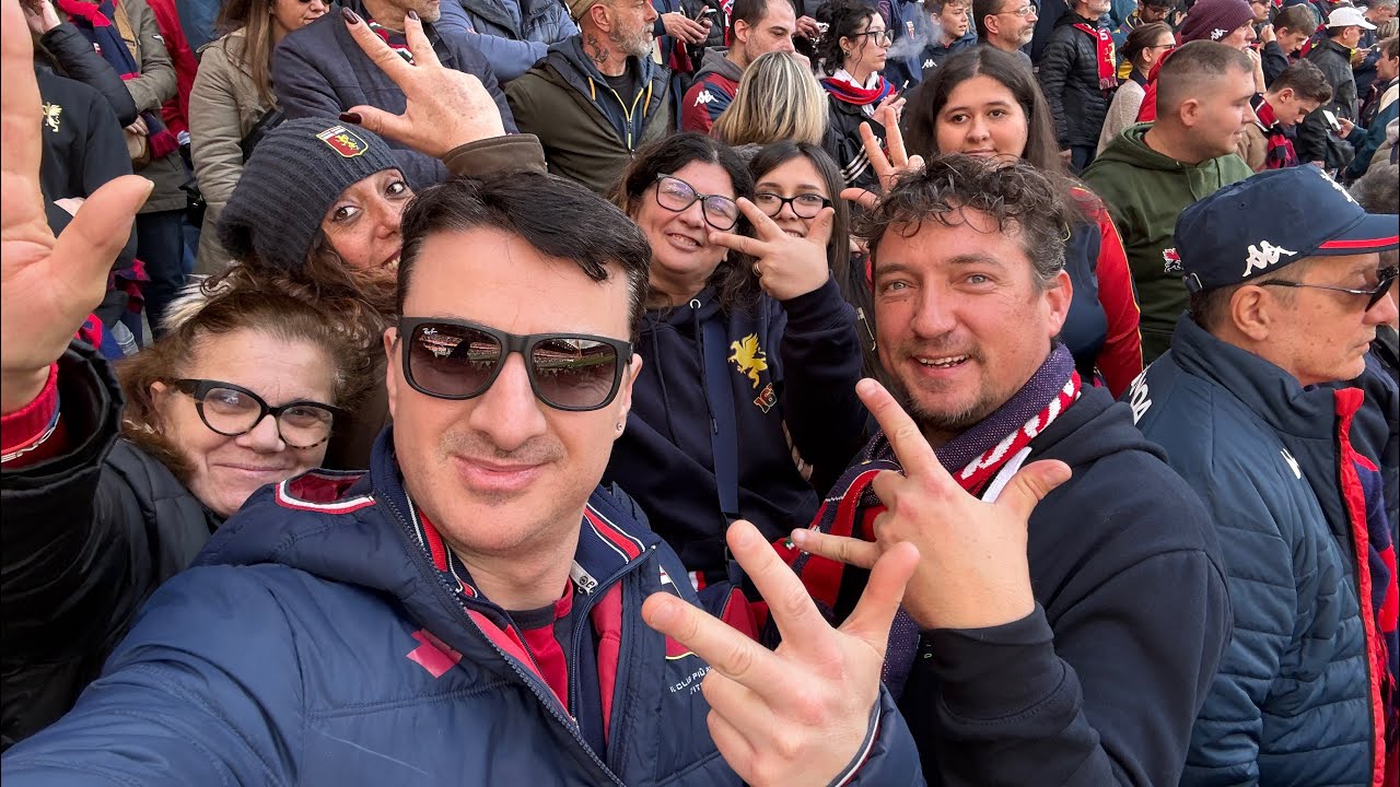Vita da Genoa - Genoa Torino 3-0  l’entusiasmo dalla Gradinata Zena (Sud) reel completo 