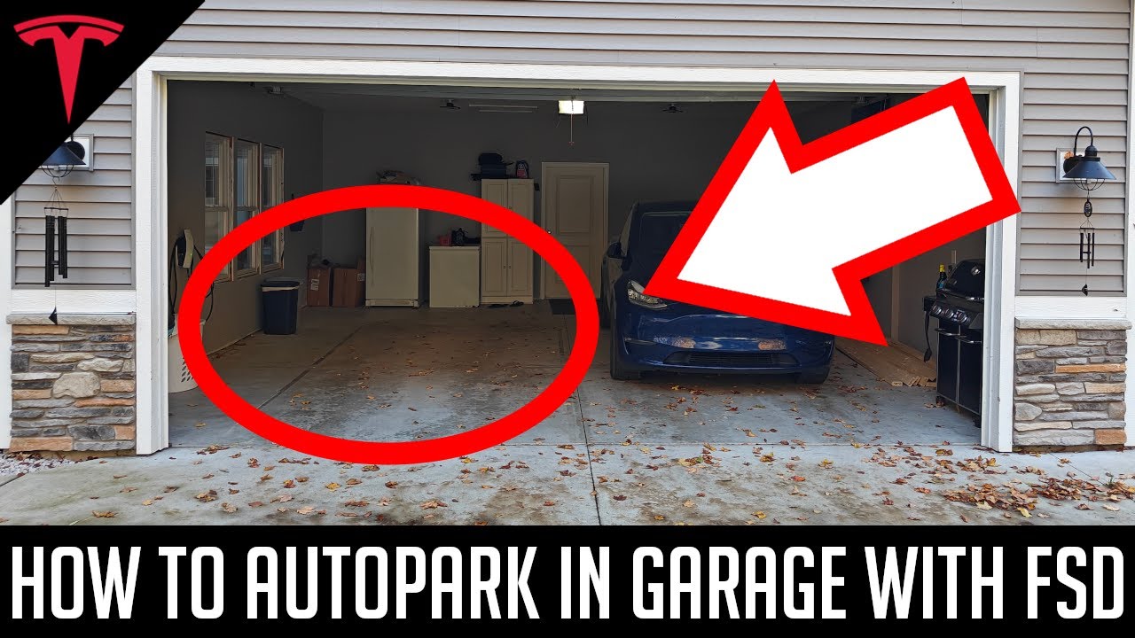 Tesla наконец-то автоматически паркуется в гараже FSD 14! 🚗🏠 (Пошаговое руководство по домашней а...