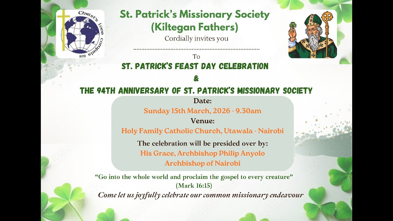 15-03-2026 | CAPUCHIN TV LIVE | ST. PATRICK FEAST DAY AND 94TH ANNIVERSARY CELEBRATION
