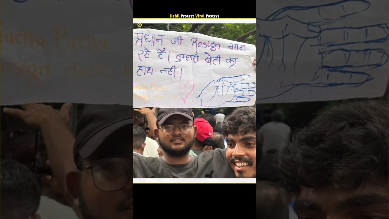 Delhi Protest Viral Posters..😱#shorts