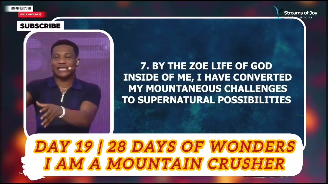 Day 19 | 28 Days of Wonders – I Am a Mountain Crusher