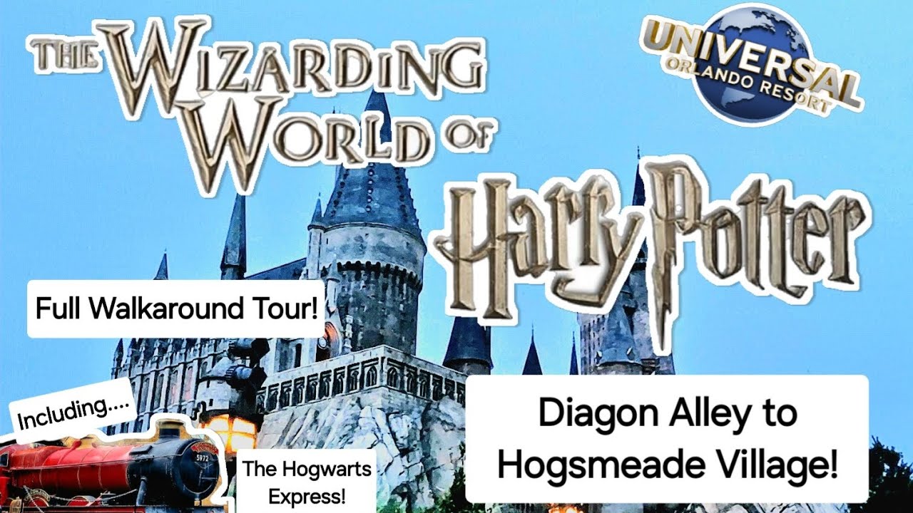 Wizarding World of Harry Potter Walkthrough | Diagon Alley to Hogsmeade | Universal Orlando Resort