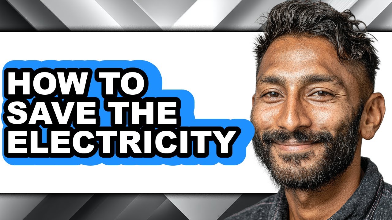 How to Save the Electricity (easy Method)